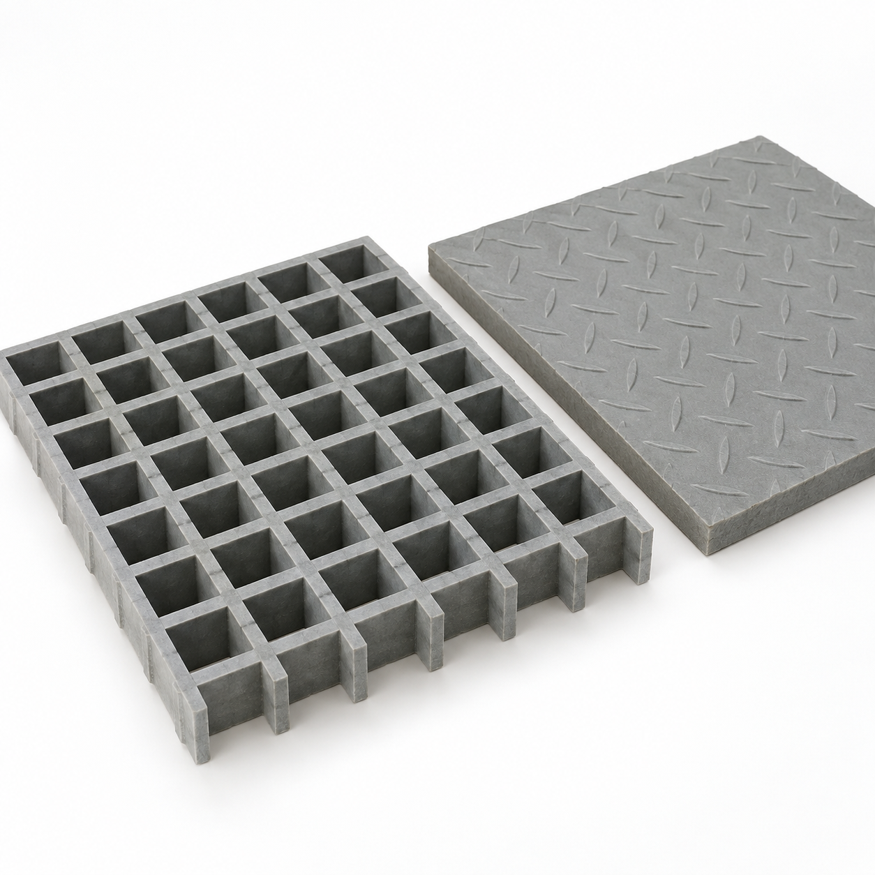 FRP Moulded Gratings & Chequered Plates